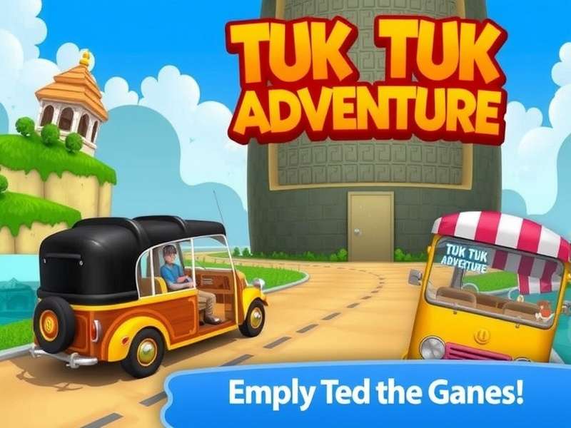 Tuk Tuk Adventure Game Screenshot